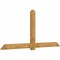 Ekena Millwork Eugene Rough Sawn Timber Gable Bracket, Western Red Cedar, 108"W x 49"H x 4"D x 6"F, 11/12 Pitch GBW108X49X0406EUG00RWR - alternate 5